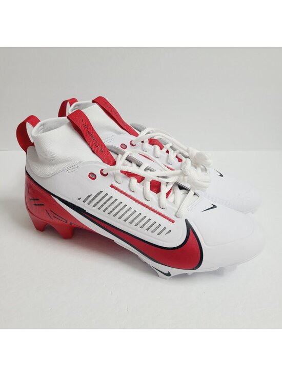 NEW Nike Vapor Edge 360 2 TB Football Cleats FN7759-108 Size 13 White Red main image 5